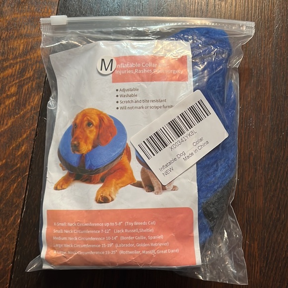 Inflatable Dog Collar for Injuries, Rashes, & Post Surgery Soft and Comfortable - Picture 7 of 8